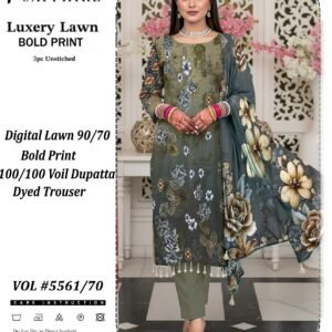 Luxury Lawn  Bold Print (10 Suit Bundle)