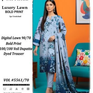 Luxury Lawn  Bold Print (10 Suit Bundle)