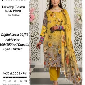 Luxury Lawn  Bold Print (10 Suit Bundle)