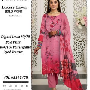 Luxury Lawn  Bold Print (10 Suit Bundle)
